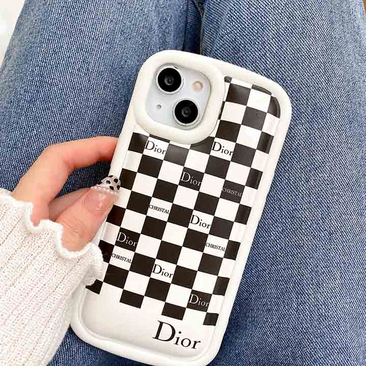 白黒 iPhone 14 plus dior 携帯ケース