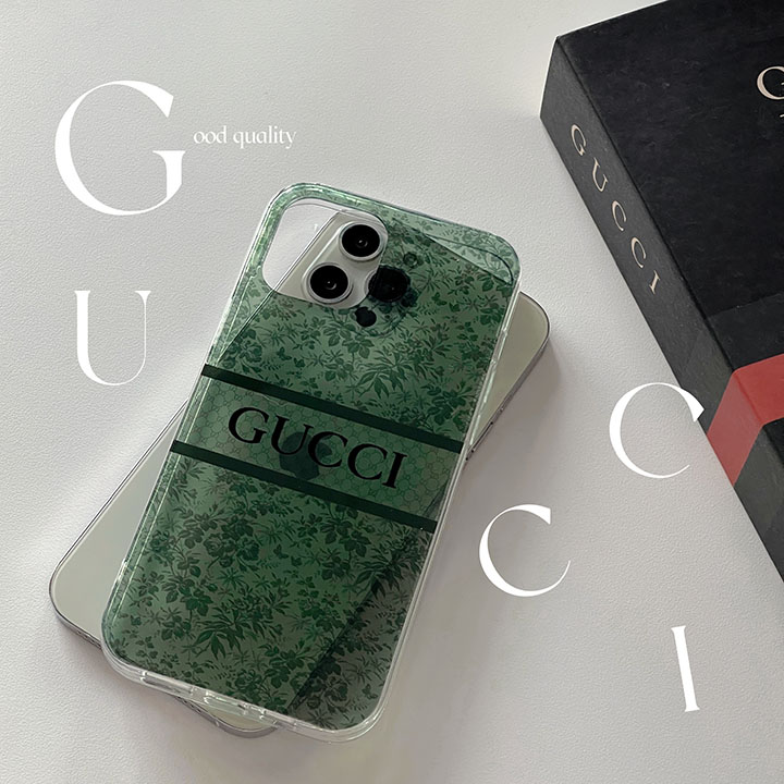 Gucci アイホン14plusブランド字母プリントカバー