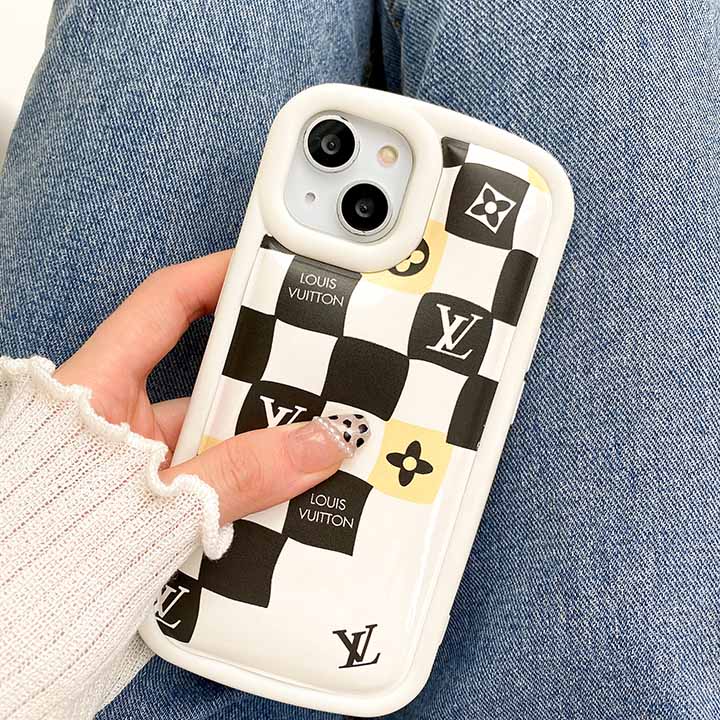  lv ロゴ付き iPhone 13promax 光沢感 ケース