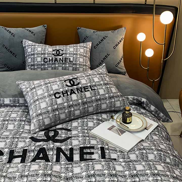 Chanel 寝具セット ロゴ付き 新作の