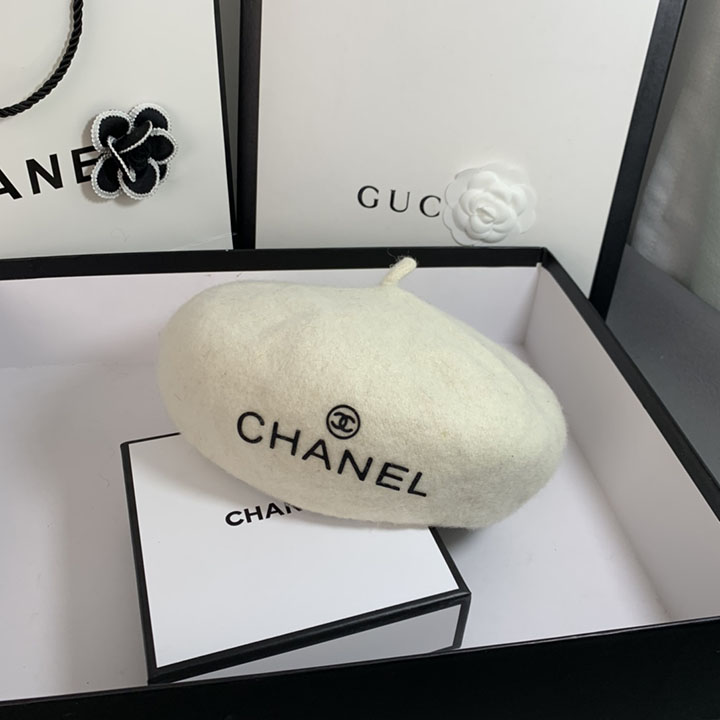 Chanelベレー帽 ウール オシャレ