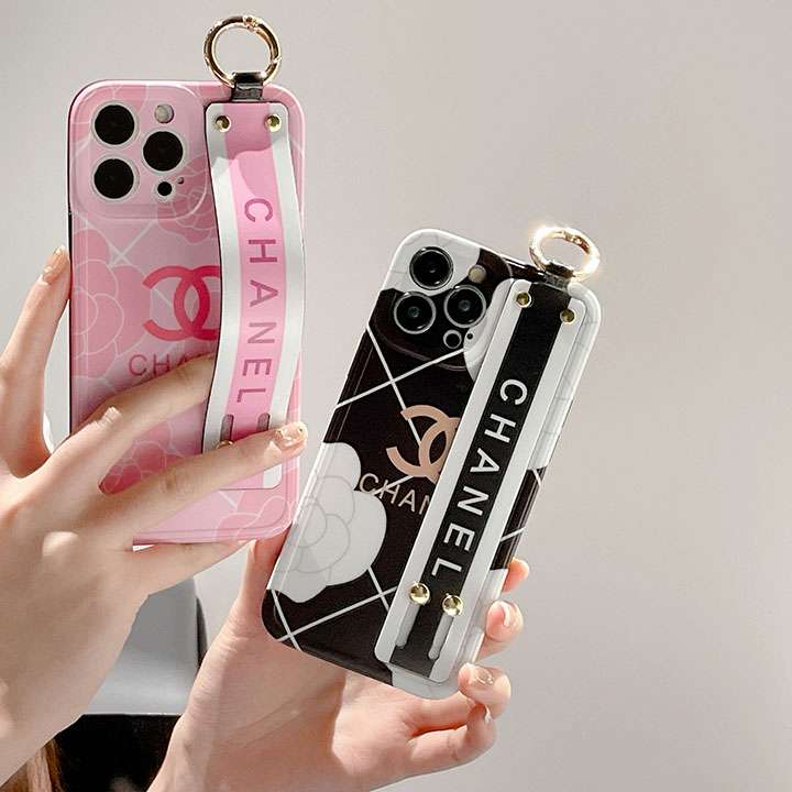 リング ベルト付きiphone16シャネルスマホケース