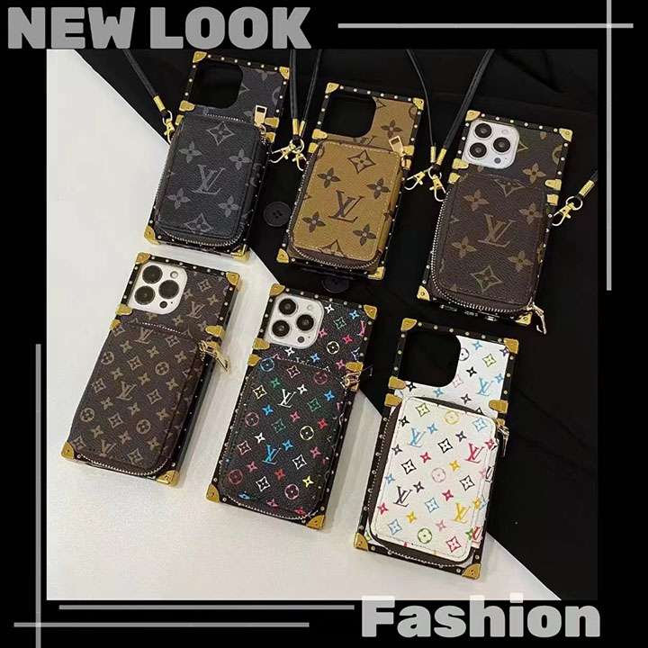 vuitton 背面にカード入れ付き iPhone 14 スマホケース