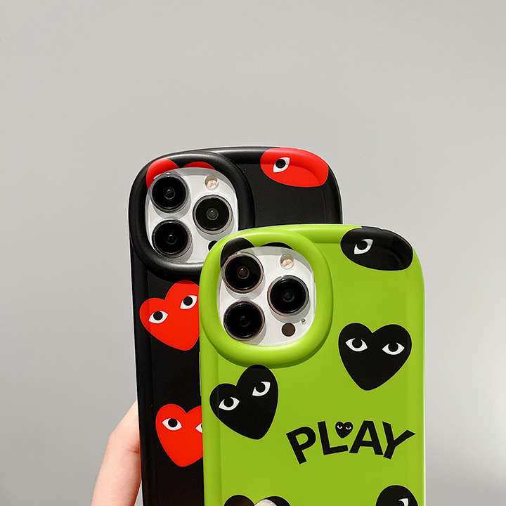 ロゴ付き携帯ケースComme des Garçons アイフォン 14promax