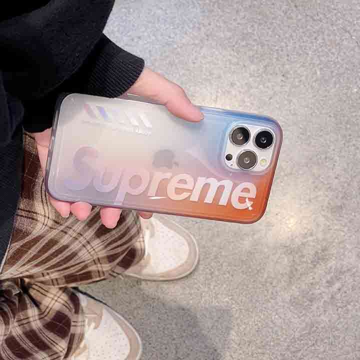 半透明 アイフォーン12 pro max/12pro スマホケース supreme