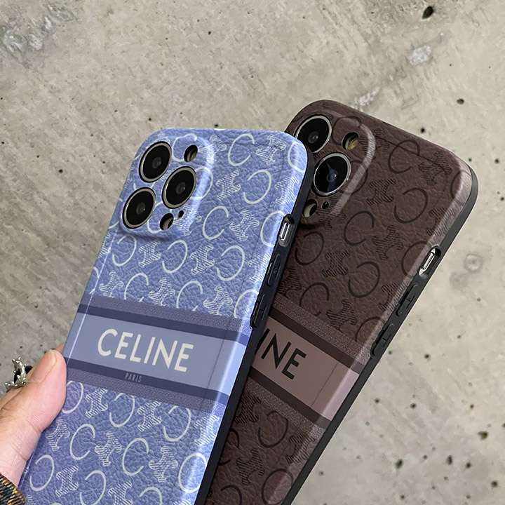 アイフォーン14promax Celineスマホケースロゴ付き