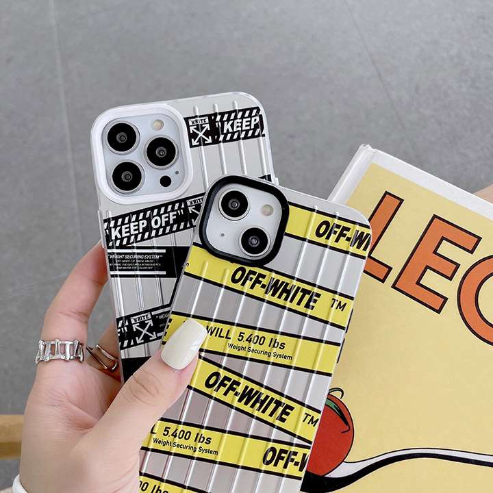 シンプル風携帯ケースOff White iphone14 plus