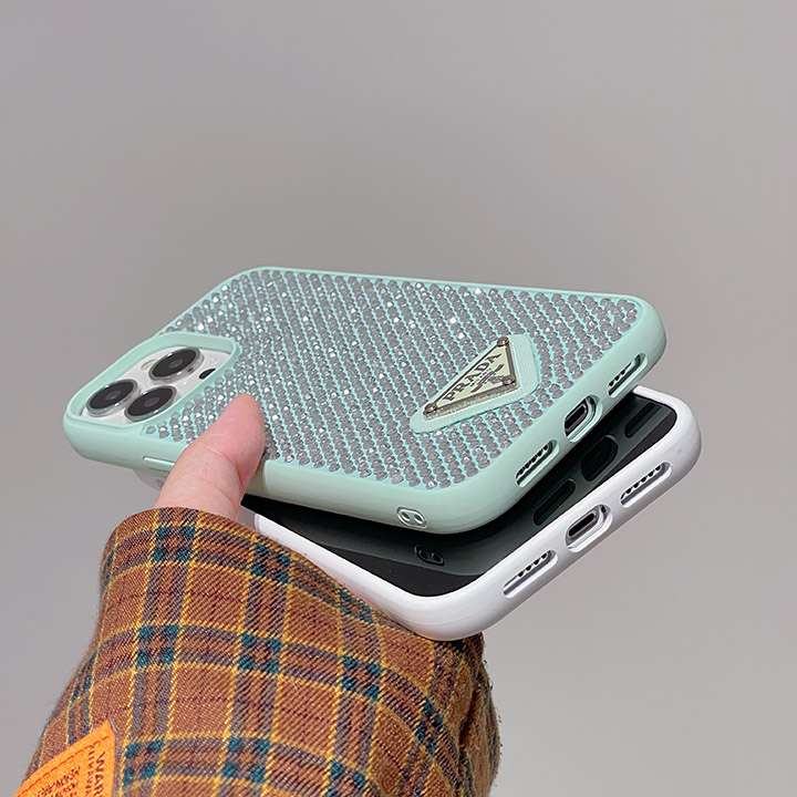 prada  iPhone 14プロマックスロゴ付きケース