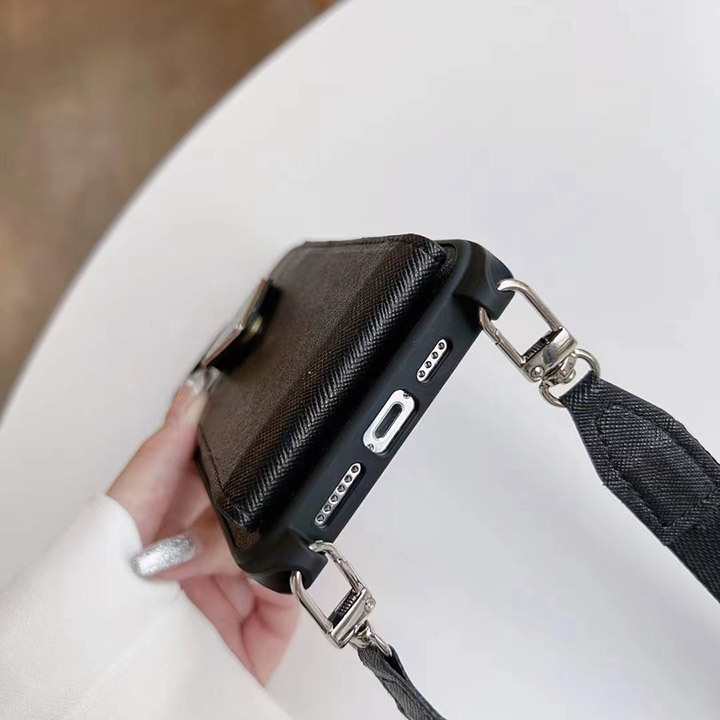 Prada カード収納 iphone14カバー