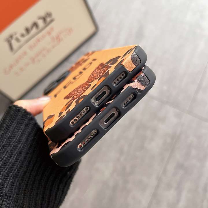 Fendi アイフォン 12 pro max/12proケースヒョウ柄