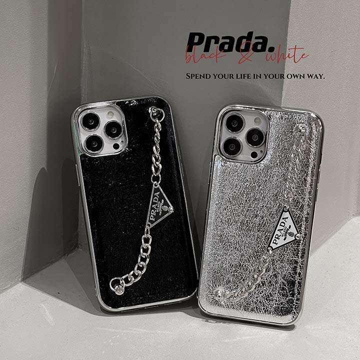 シンプル風 アイホン14 保護ケース Prada