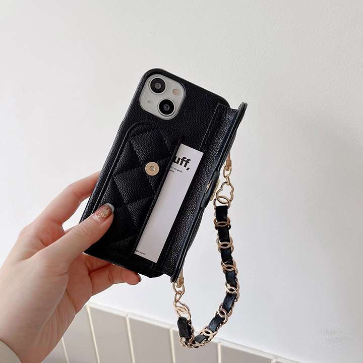 chanel iphone14 proケースキャビア