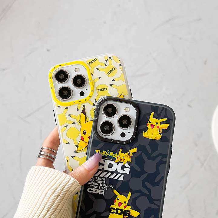 電気メッキ iphone14プロマックス Pikachu スマホケース