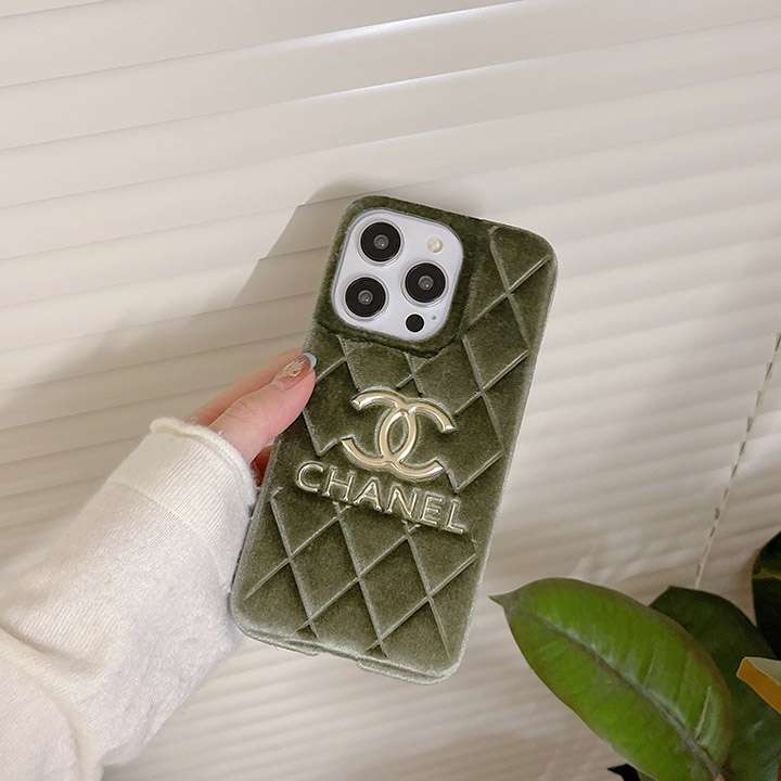 もふもふchanel iPhone 14plusスマホケース