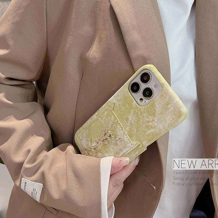 アイフォン 14 カード収納 スマホケース イヴサンローラン