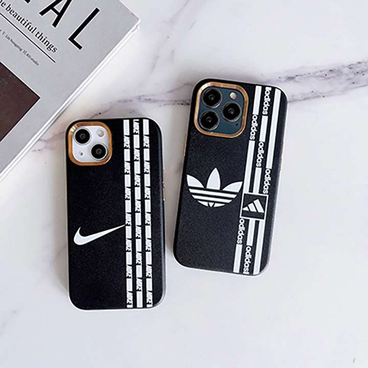 adidas iPhone 14pro max ケース 電気メッキ