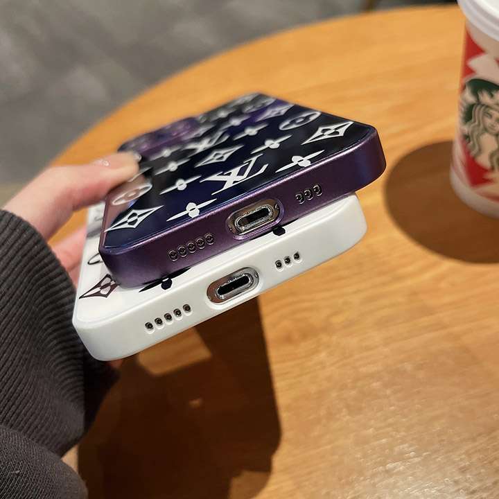 lv iphone14 plusブランド字母プリントカバー