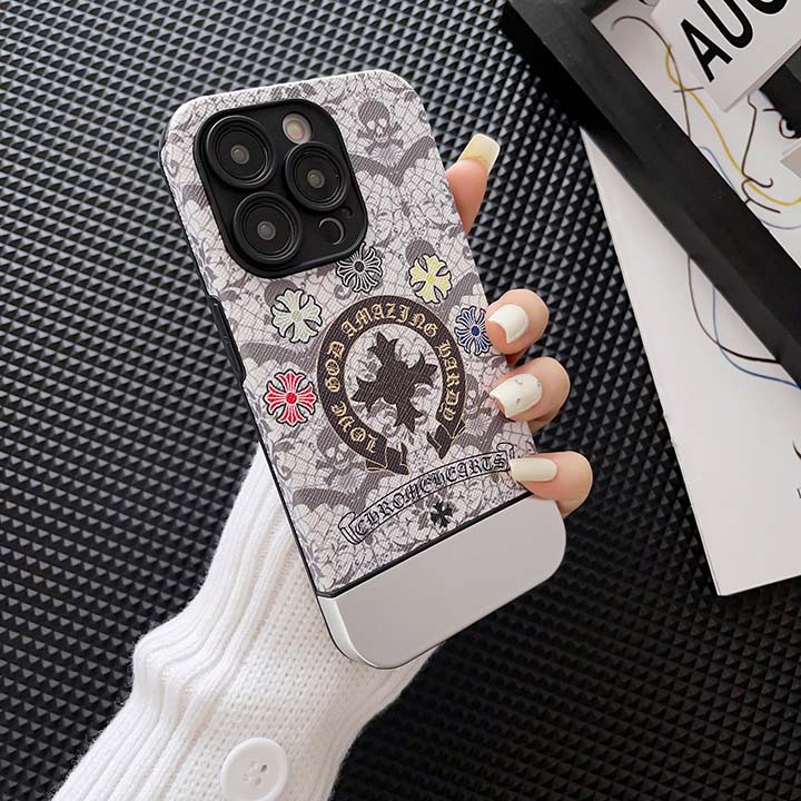 アイフォン 12/12promax 面白い クロームハーツ スマホケース