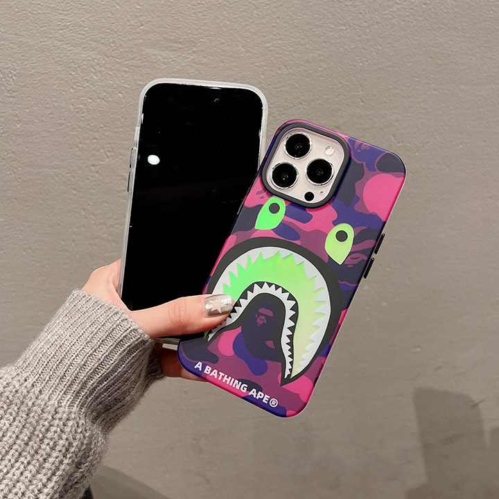 iPhone 14promax カバー Bape シリコン