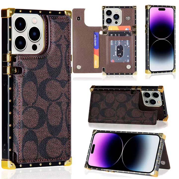 コーチiphone16ケース スタンド機能