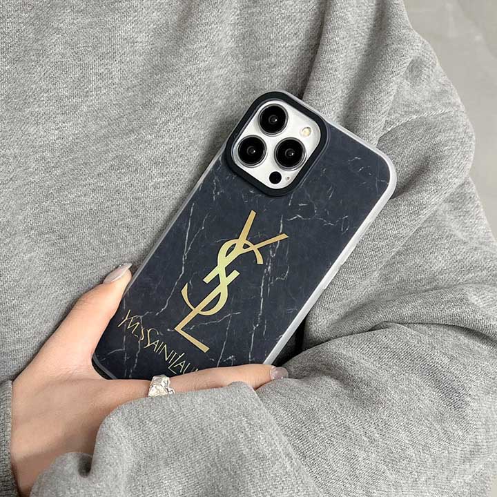 YSL カバー オシャレ iphone14 Pro