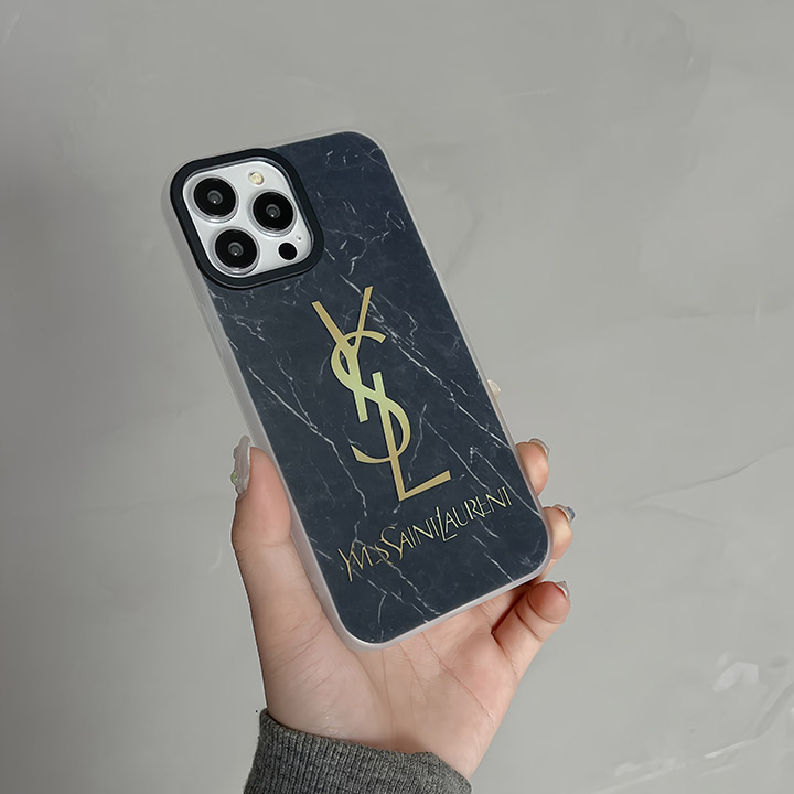 ブランド風 iPhone 14promax ケース ysl