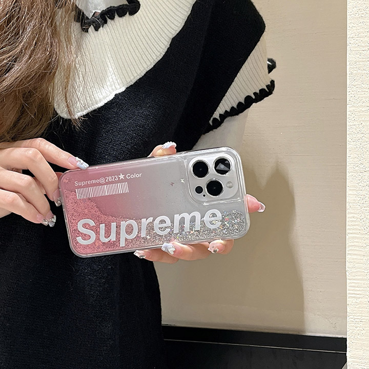 アイホン12/12promax半透明携帯ケースSupreme