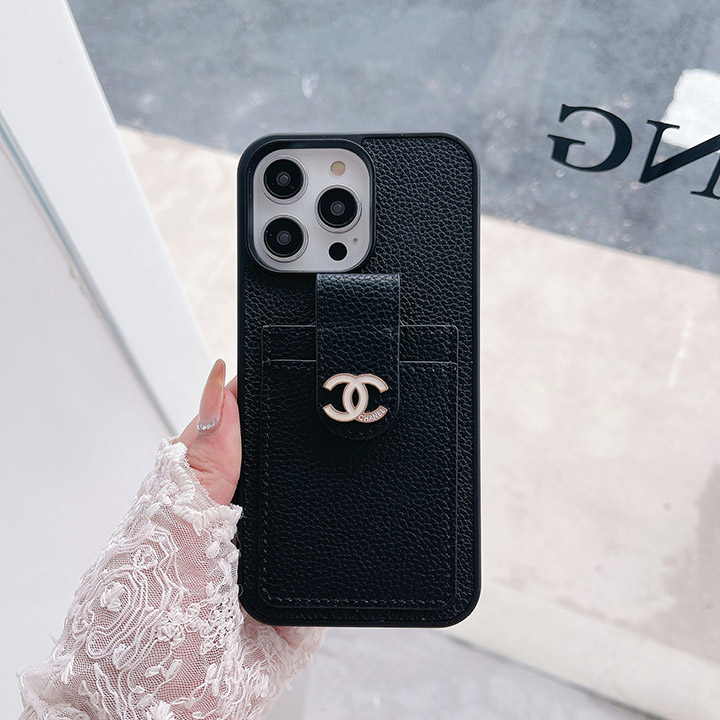 chanel iphone15スマホケース白黒