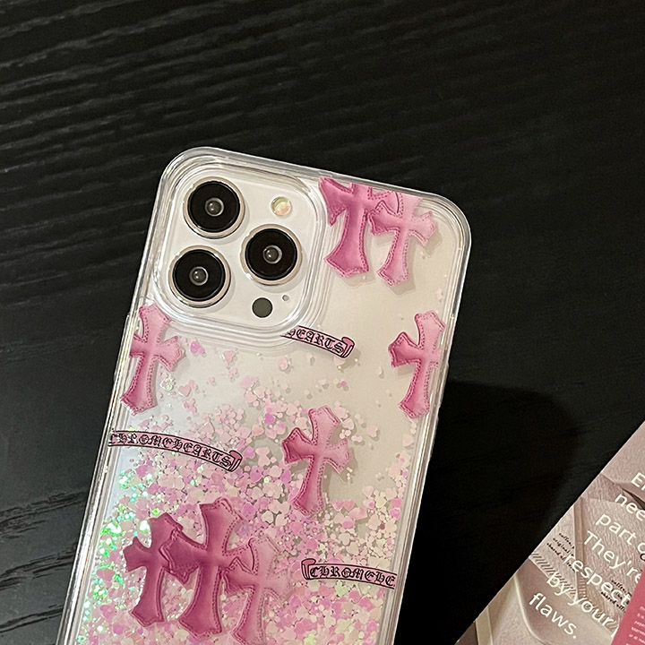 ChromeHearts iphone14pro グリッターケース保護ケース