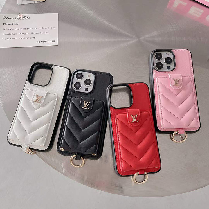 ルイヴィトンiphone16ケース V字 キルティング
