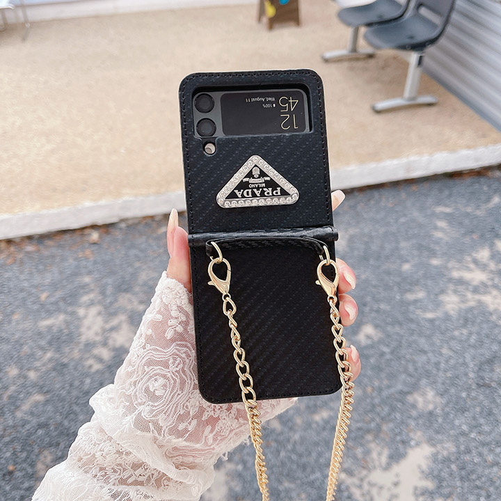 プラダ ギャラクシー zflip 6ケース 斜め掛け