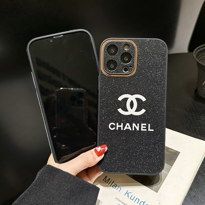 レザー chanel スマホケース アイフォン 14pro