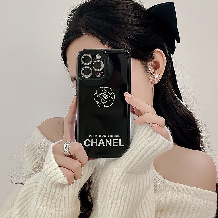 黒 iPhone 14pro max スマホケース chanel