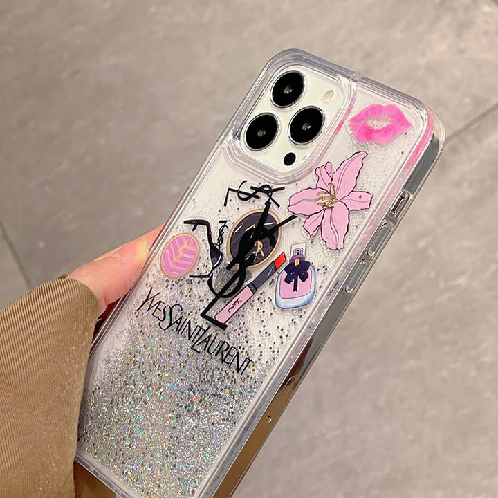 アイフォン 12/12 promax YSL  グリッター