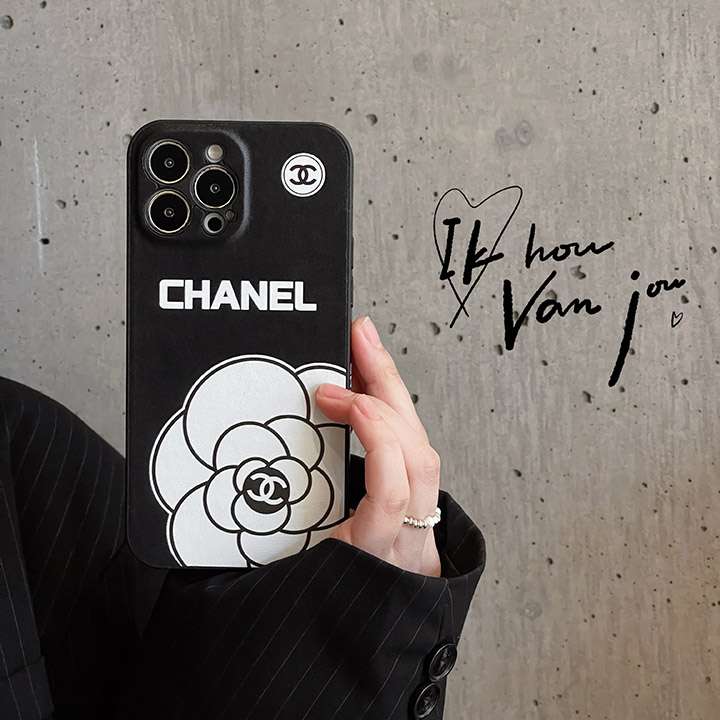 黒携帯ケースアイフォーン14Chanel