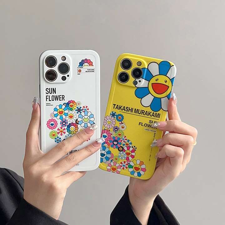 Murakami SunflowerケースiPhone 13ゴージャス