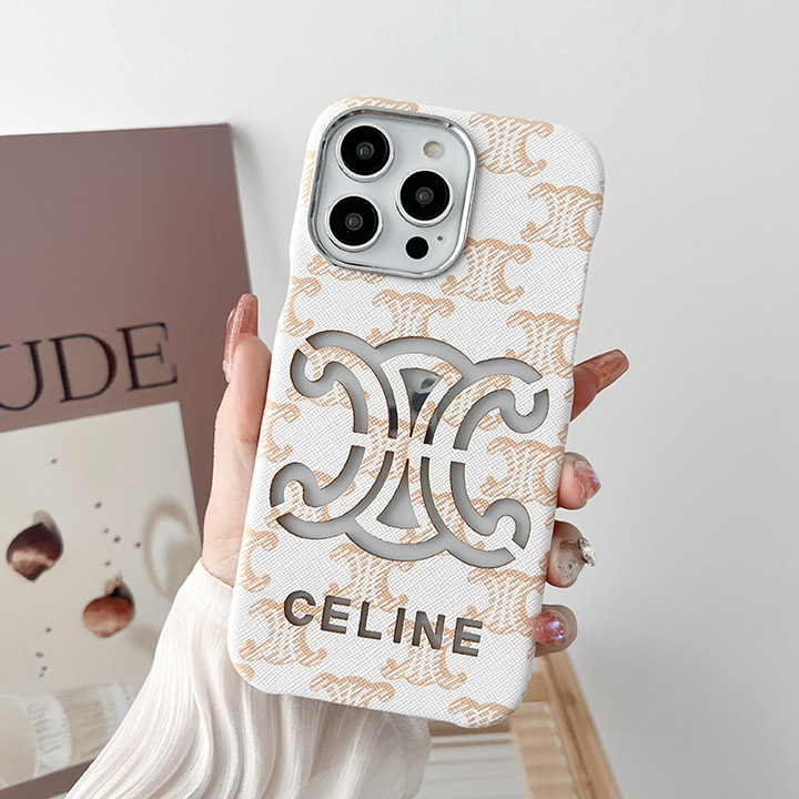 ブランドロゴ celine風 iphone 14 スマホケース