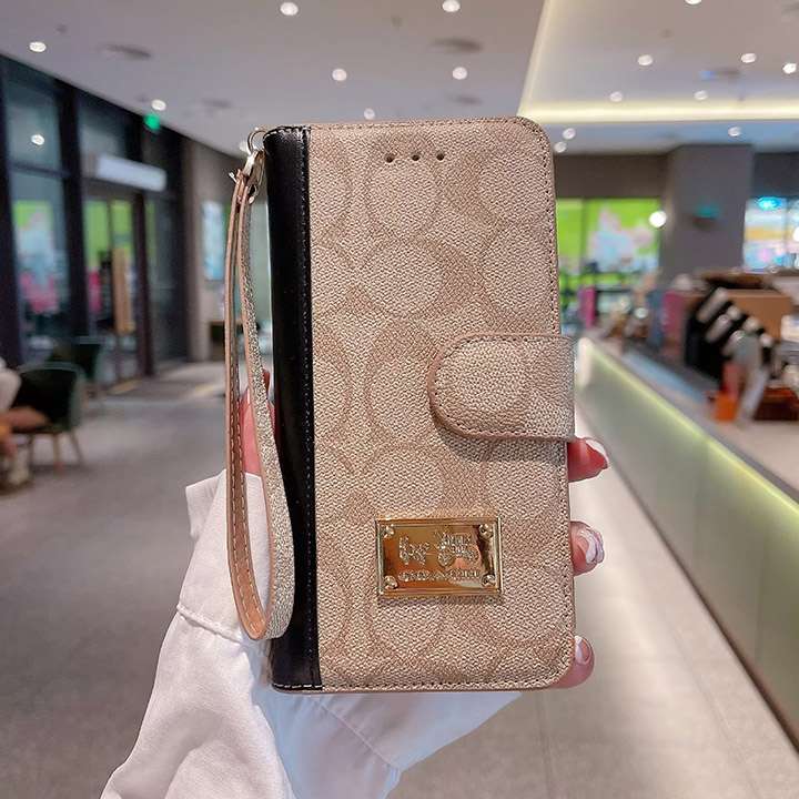 coach galaxy s25ケース 手帳