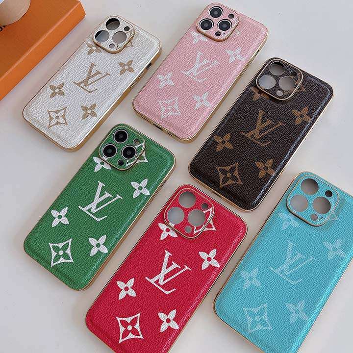 レザー vuitton風 スマホケース
