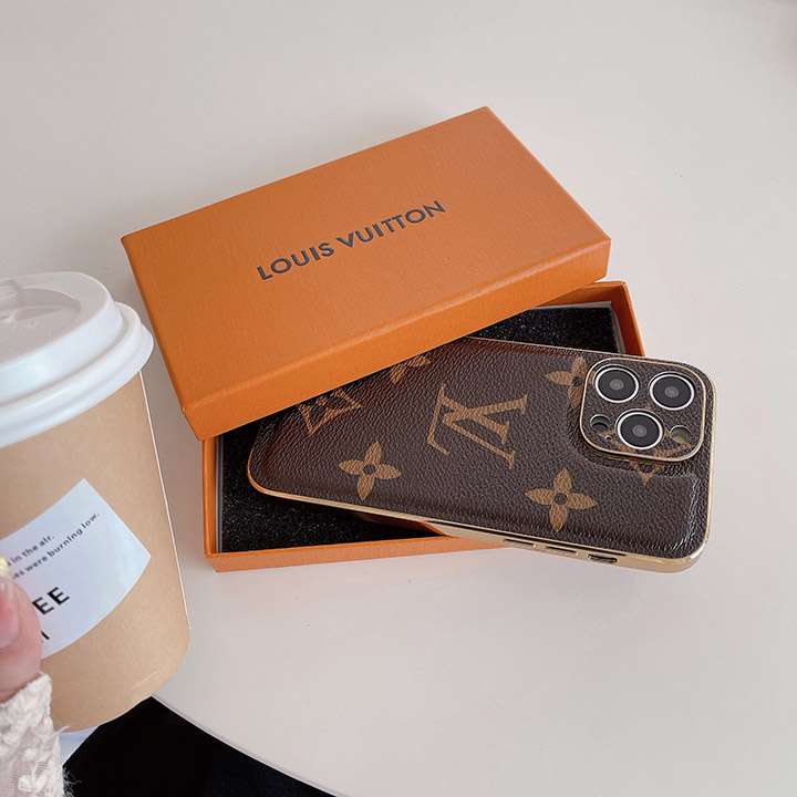 レザー vuitton風 スマホケース