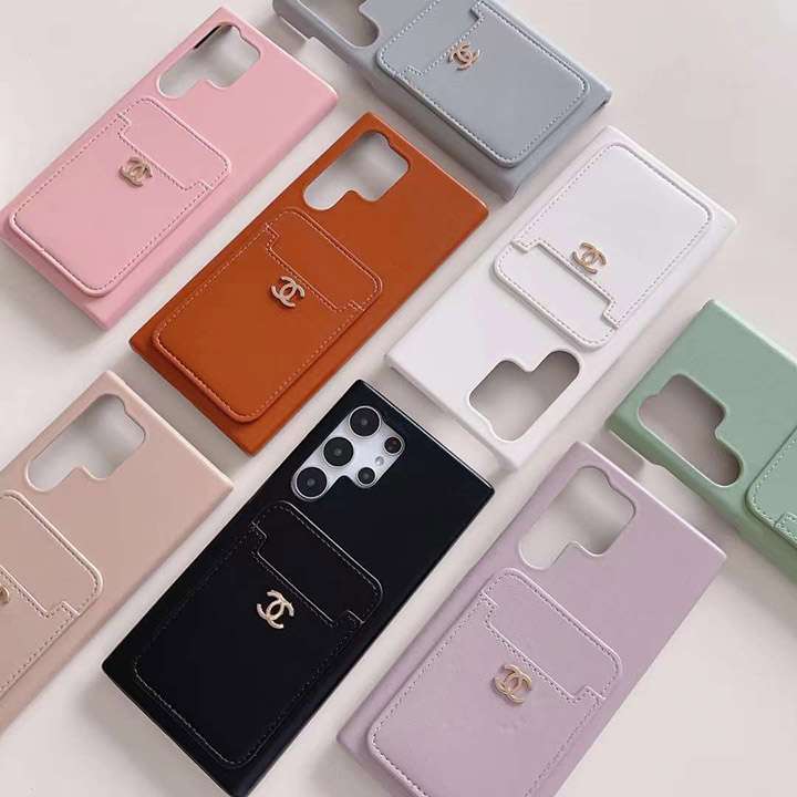 iphone 15 カバーchanel レザー