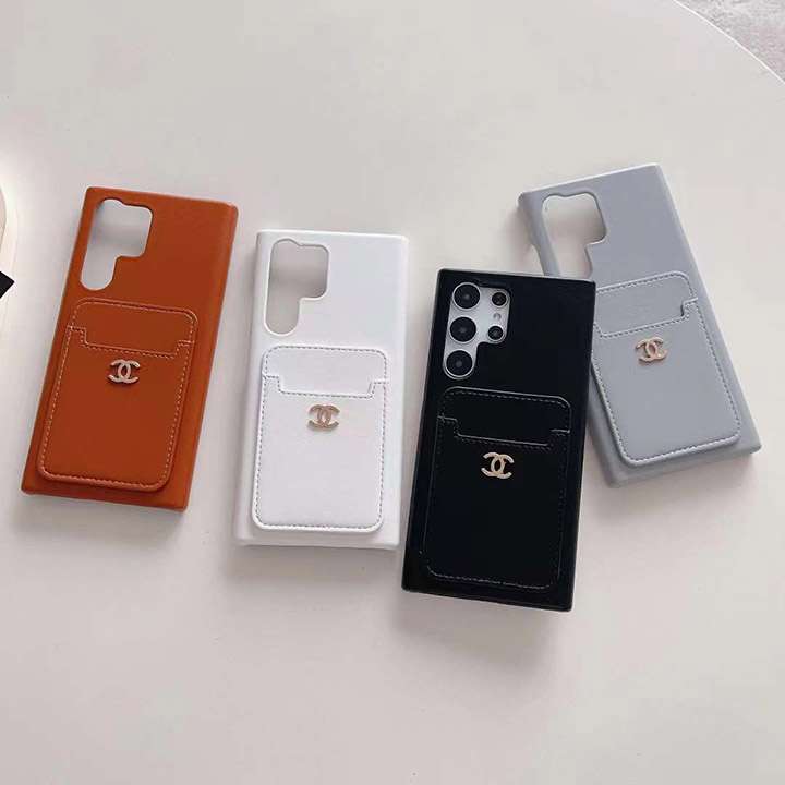 iphone 15 カバーchanel レザー