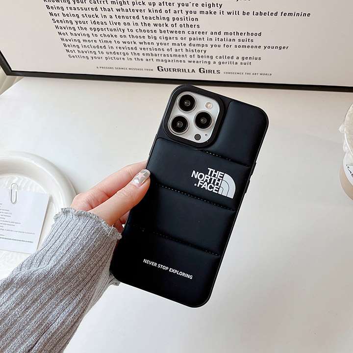 ノースフェイス iphone16ケース キャンバス