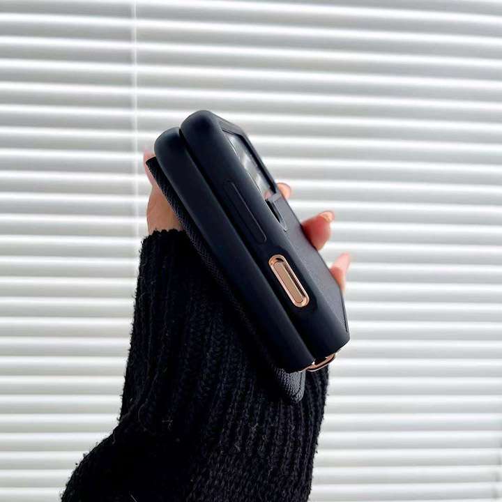 galaxy ZFlip3 携帯ケース 皮製 プラダ prada 