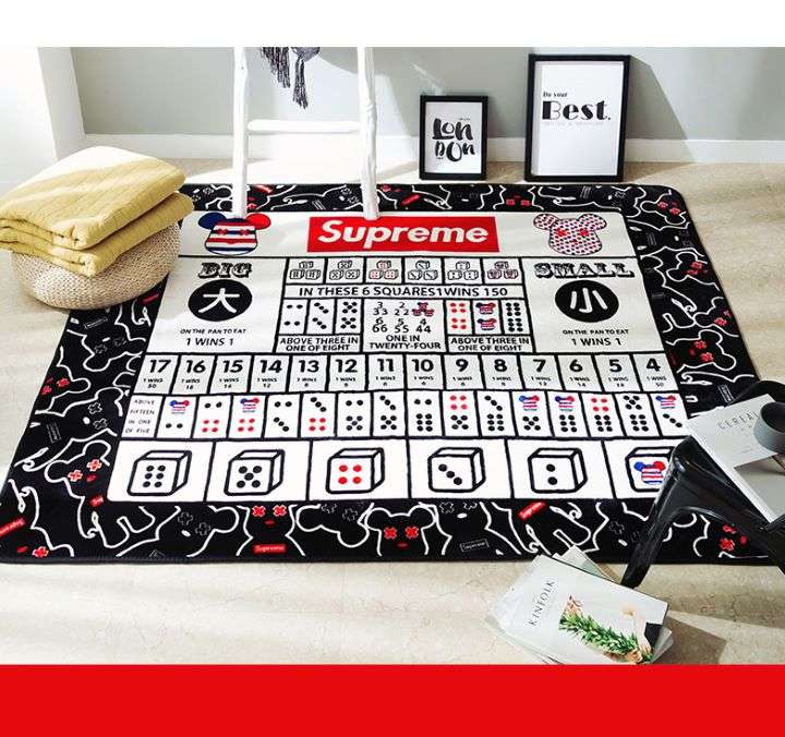 supremeベビーマット 抽象的 大人気