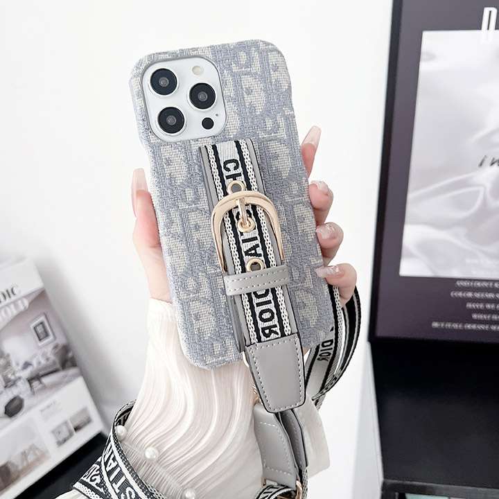 ディオール アイフォン15plusカバー 手首バンド