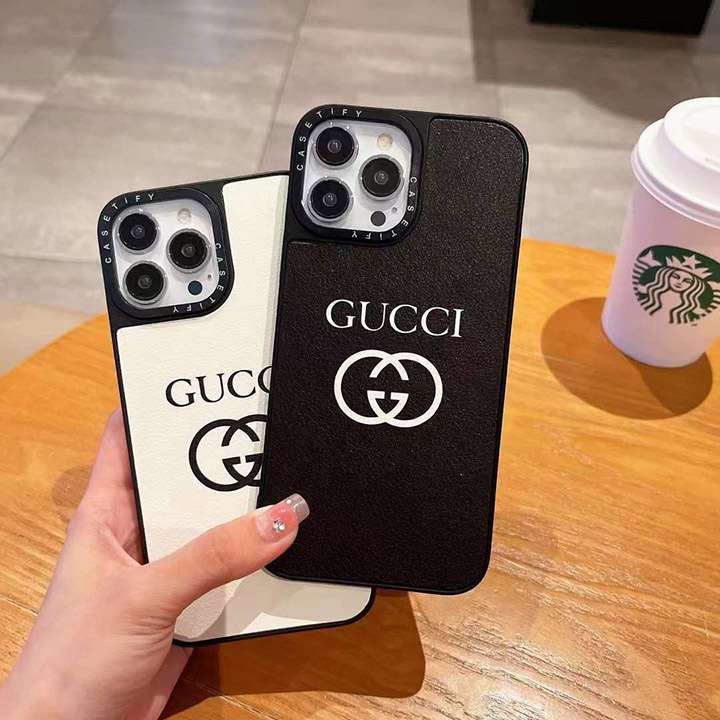 gucci グッチ アイホン 15ケース 革