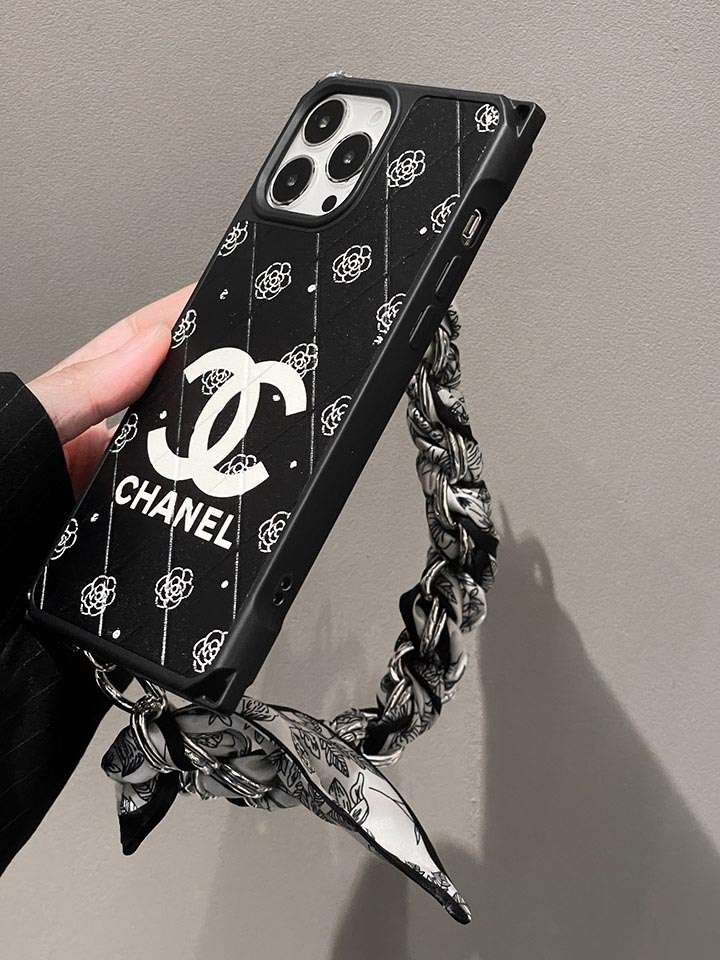 iphone 15pro max ケース 白黒 シャネル chanel