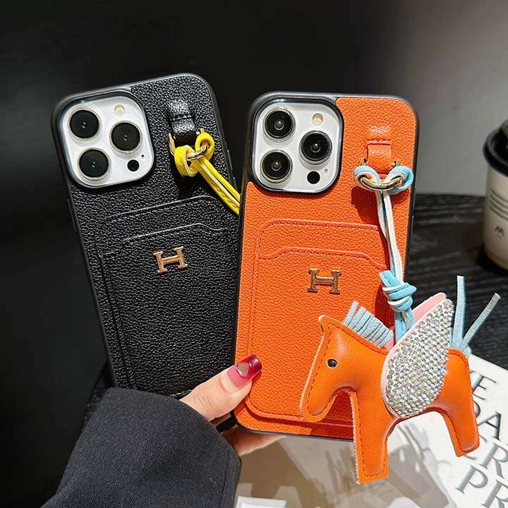 ハイブランドiphoneケース レザー