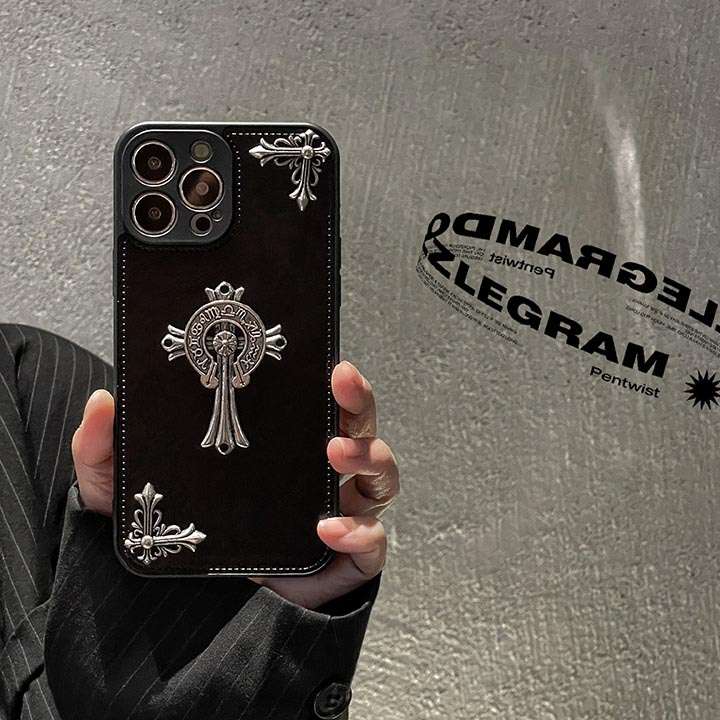 クロームハーツ iphone16 pro maxケース 革